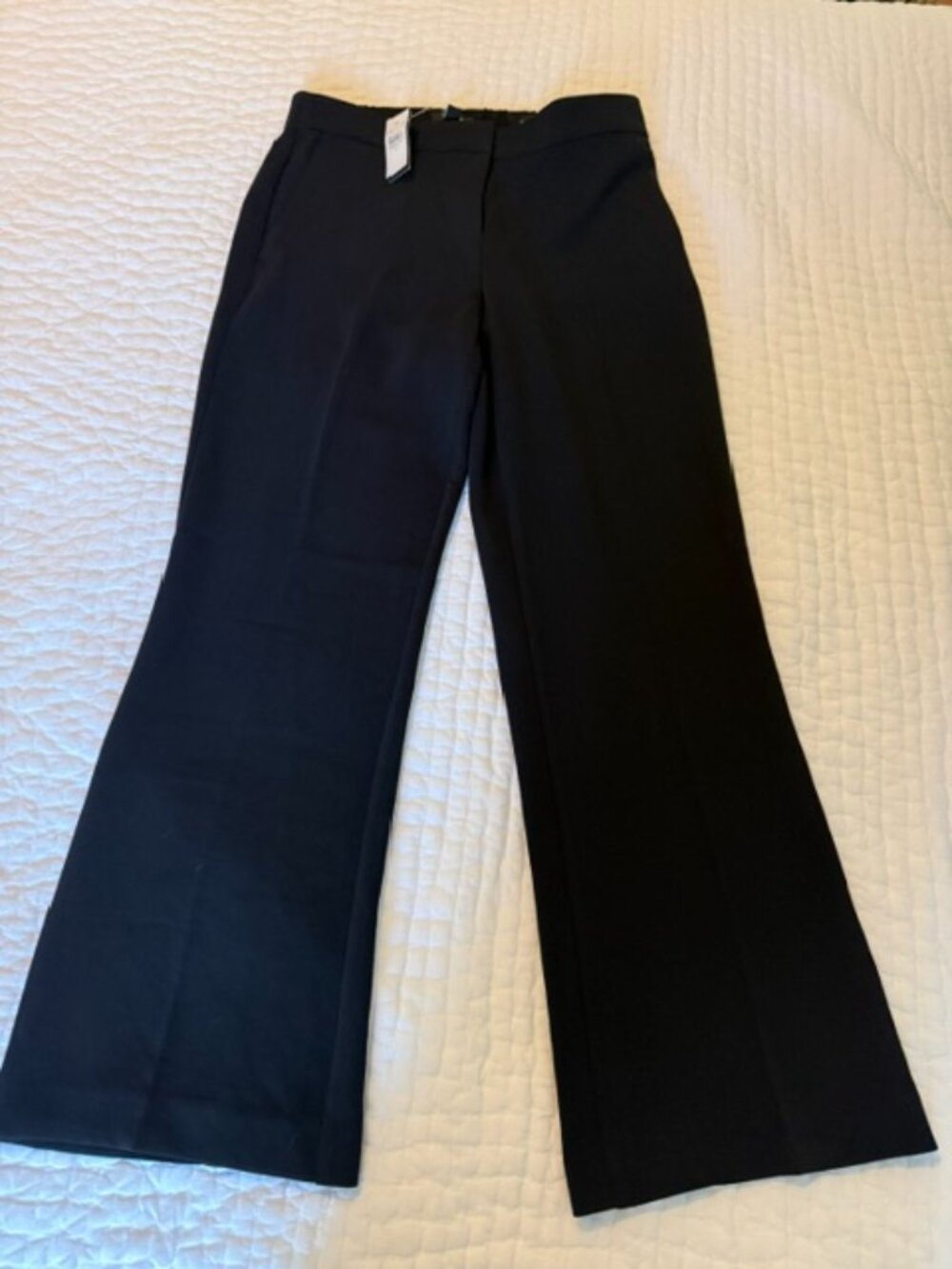 TALL Ann Taylor Relaxed Jayne black pant 8T
